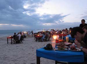 Seafood Dinner at Jimbaran Bay
